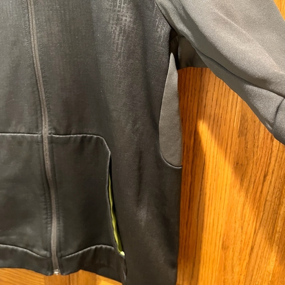 Nike Therma-Fit Black & Gray Fleece Lined Full Zip Sweatshirt - Size Large - Picture 5 of 12